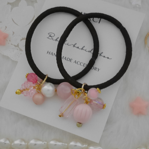 ピンク2個】おまけヘアゴム20本 ふんわりヘアカーラー はかなく ヘア  