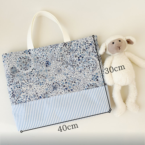 男の子 リバティ レッスンバッグ 入園入学グッズ 入園入学 アデラジャ