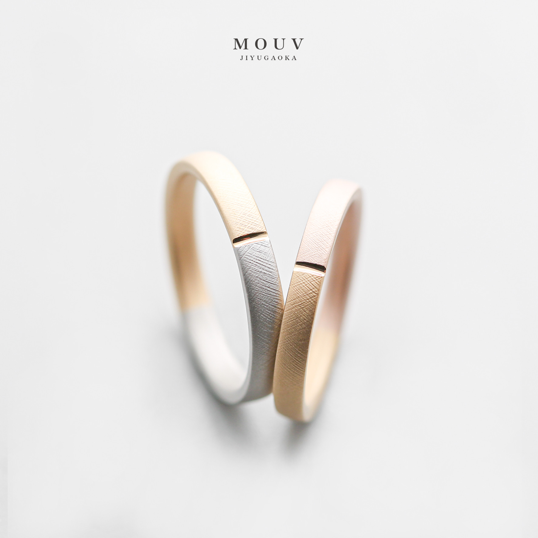 布目テクスチャーライン　[結婚指輪][ペアリング][単品購入可] 《送料無料》