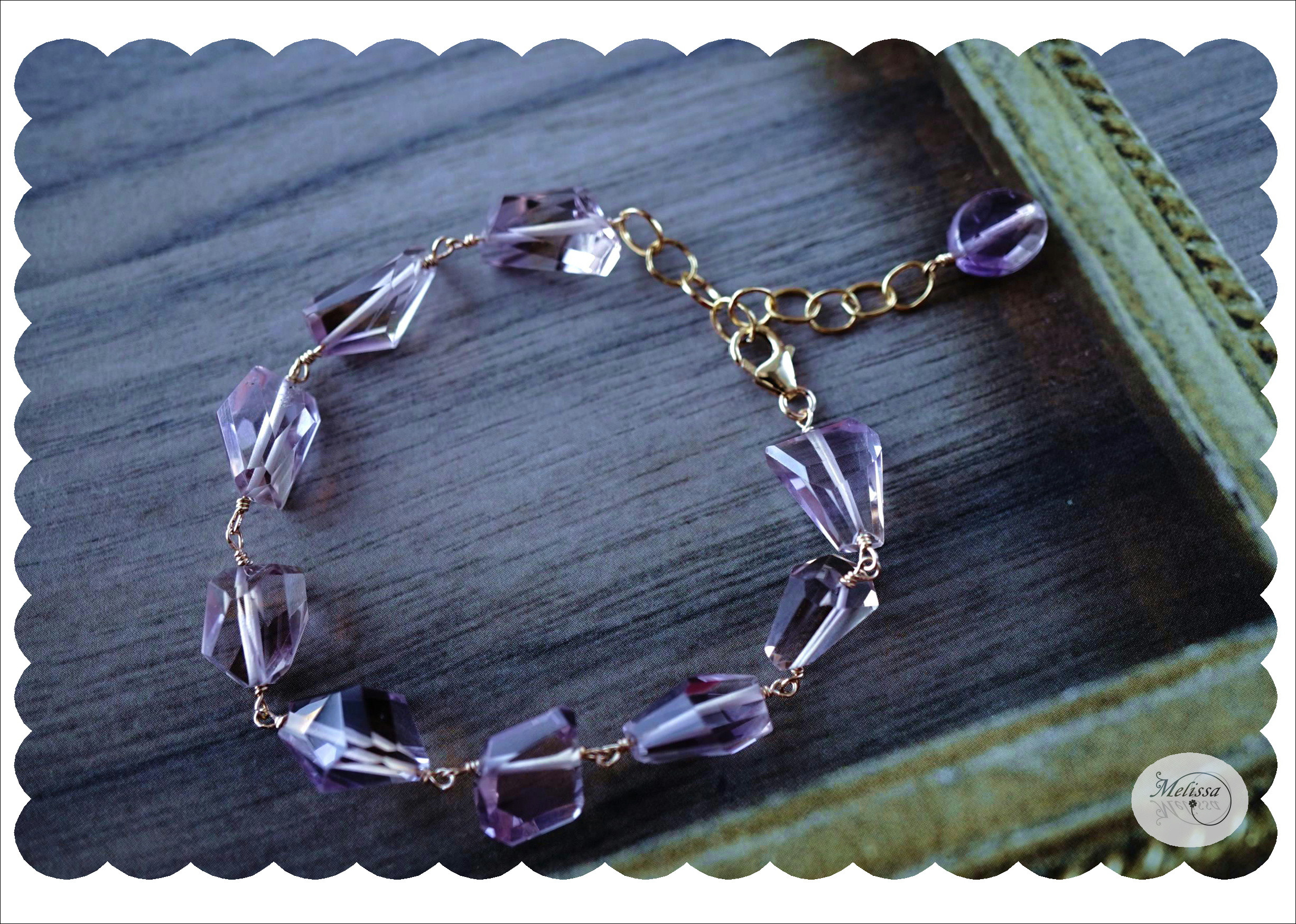 アメトリンのブレスレット