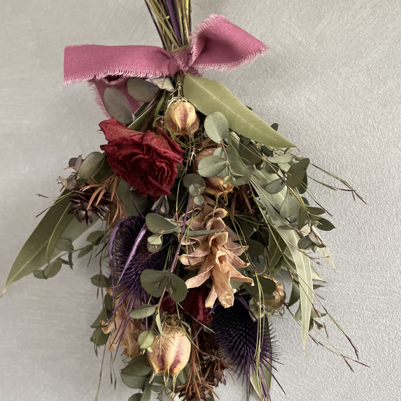 dried flower mini swag 4枚目の画像