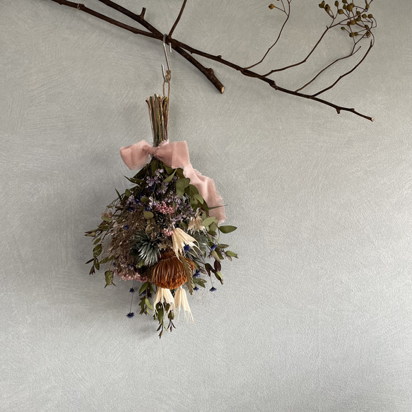 dried flower mini swag 6枚目の画像