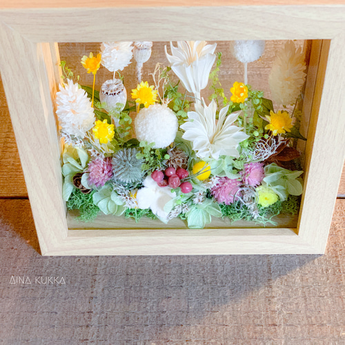 ナチュラルプリザーブドフラワーアレンジメント ナチュラルガーデンL/プリザーブドフラワー プリザーブドフラワー