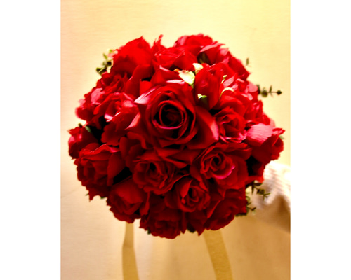 ♦︎送料無料♦︎ 直径30cm 赤薔薇 アーティフィシャルフラワー