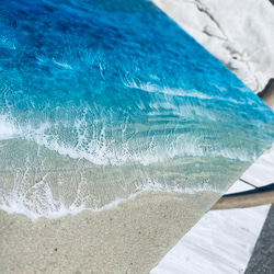 ★超立体　沖縄の海 レジンアートボード　美ら海　オーシャンアート　　N239 7枚目の画像