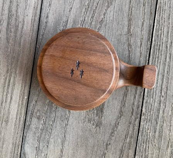 【※】 木製マグカップ　wooden mag　ウオールナット　0049 4枚目の画像