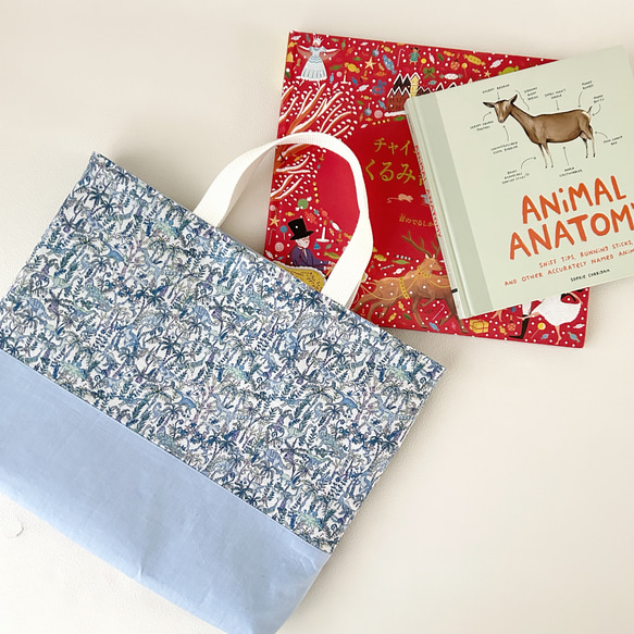 レッスンバッグ　入学　入園　リバティ　恐竜柄 楽天市場】恐竜柄 レッスンバッグ・シューズケース 手作りキット