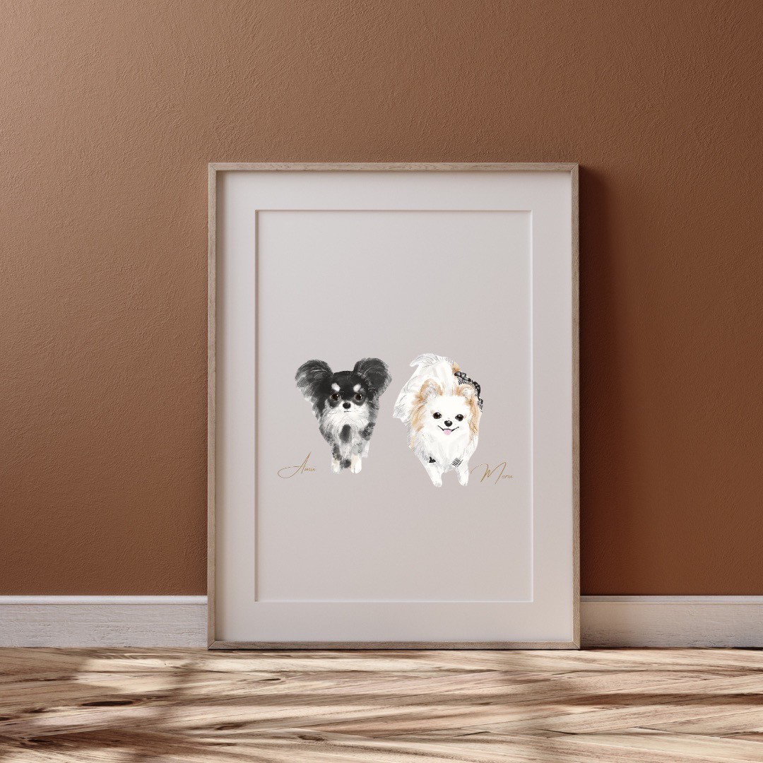 愛犬似顔絵オーダー受付中～