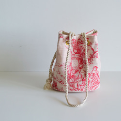 限量版 Toile de Jouy 提花 2way 手拿包 Marine Bag 紅色 Toile de Jouy 也適合母親節 第8張的照片