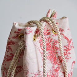 限量版 Toile de Jouy 提花 2way 手拿包 Marine Bag 紅色 Toile de Jouy 也適合母親節 第7張的照片