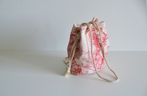 限量版 Toile de Jouy 提花 2way 手拿包 Marine Bag 紅色 Toile de Jouy 也適合母親節 第6張的照片