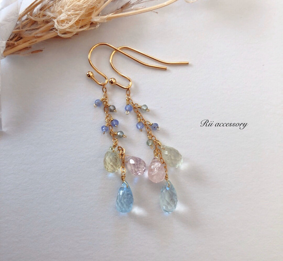 ベリルピアス ピアス（その他） Rii 通販｜Creema(クリーマ) 17459920