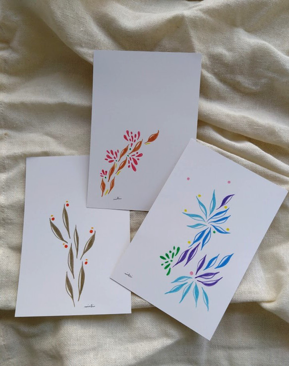色鉛筆画【手書きポストカード原画】 花 アート その他雑貨 atelier