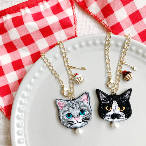 猫様　バッグチャーム付き+300円 ドールバッグチャーム バッグアクセ 猫 ネコ おでかけ
