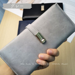 長財布 レディース 薄い ファスナー 財布 大容量 薄型 軽い 軽量 スリム ファスナー 薄い FW20 8枚目の画像