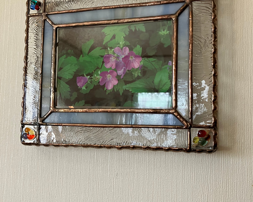 そらそらページ ステンドグラス製カードスタンド／フォトフレーム