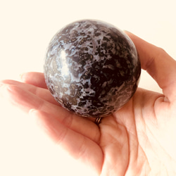 魔法使いマーリンの石♫インディゴガブロ丸玉(63mm) 5枚目の画像