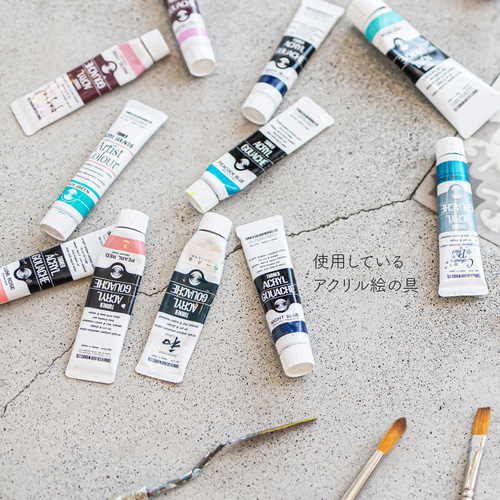 原画】抽象画 春の喜び 227×158mm（SMサイズ）キャンバス 送料無料