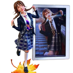 【オーダーメイド】 お写真からの女性オリジナルフィギュア アイドル 俳優 自分フィギュア 記念品 誕生日 贈り物 人型 2枚目の画像