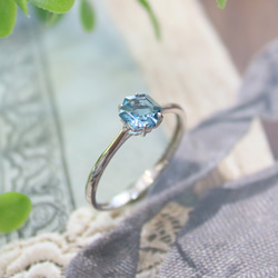 アクアマリン×silver925 リング | Shining Baby jewelry