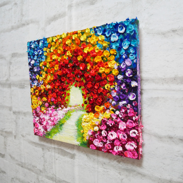 油絵 油彩 油彩画 絵 絵画 【Flower path】 7枚目の画像