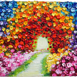 油絵 油彩 油彩画 絵 絵画 【Flower path】 9枚目の画像