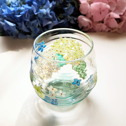 【母の日予約販売】4/30まで無料で母の日特別ラッピング♪香る紫陽花グラス 4枚目の画像