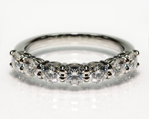 0.7ct エタニティリング ハーフ エタニティ リング ダイヤ 0.7ct エタニティリング ハーフ エタニティ リング ダイヤ