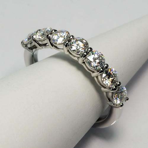 0.7ct エタニティリング ハーフ エタニティ リング ダイヤ 0.7ct エタニティリング ハーフ エタニティ リング ダイヤ