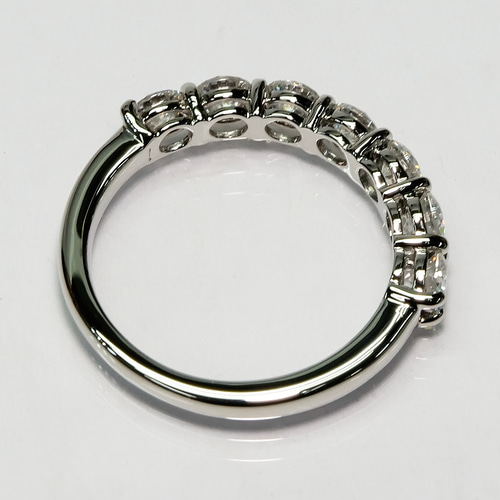0.7ct エタニティリング ハーフ エタニティ リング ダイヤ 0.7ct エタニティリング ハーフ エタニティ リング ダイヤ