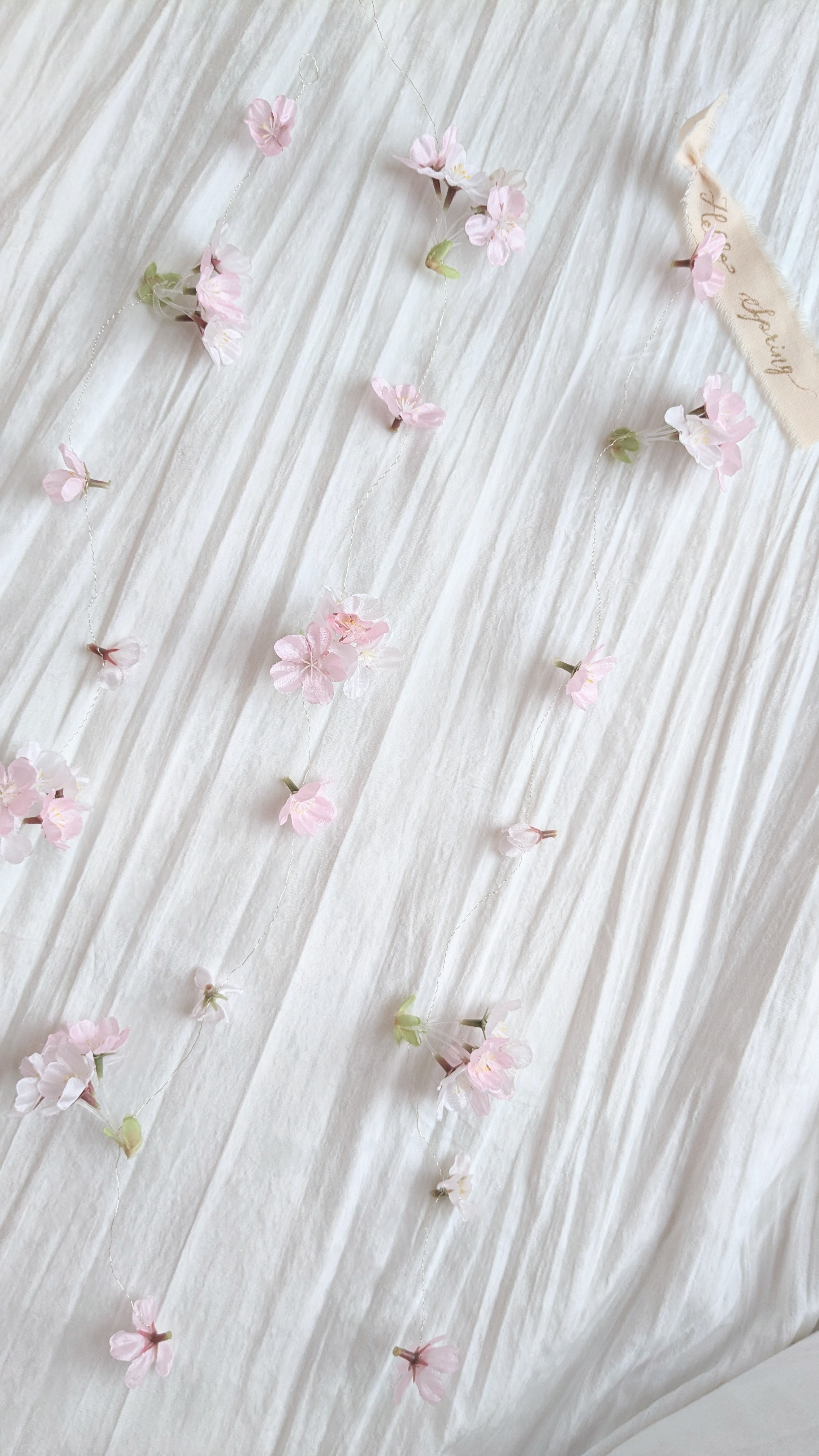 桜ガーランド 180cm 7本セット サクラアレンジメント 桜造花 春