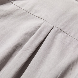 ★樣品僅售1件★棉麻洋裝 Marueli 洋裝 短袖 淺灰色 210705-8 第10張的照片