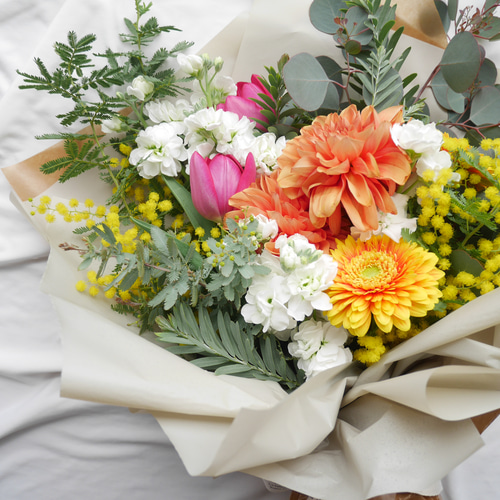 生花/花束/大きめ花束/特大花束/お祝い/送別/卒業式/卒園式/母の