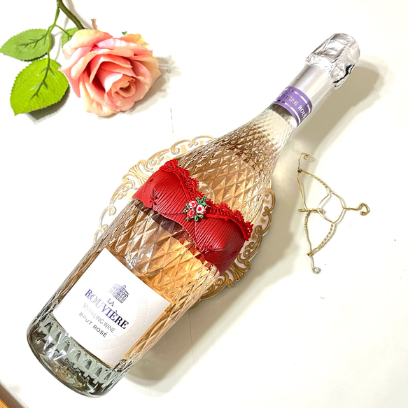 インテリア雑貨 瓶飾り ボトルランジェリー 5個入 パーティーグッズ   本革 瓶飾り ボトル飾り ランジェリー ブラ 5個セット パーティー