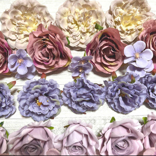NO 0407-06 造花 花材 まとめ売り ハンドメイド 素材 セット 花