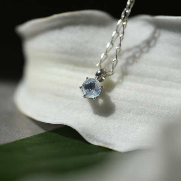 ムーンストーンのシルバー925 / 14KGF ネックレス 天然石 仕事