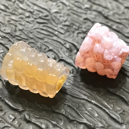 ゴビ石−1242 ゴビ瑪瑙 彫刻物セット ハンドメイドパーツ 天然石