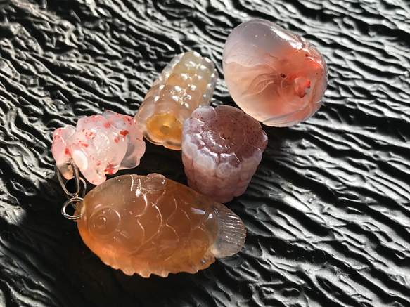 ゴビ石−1242 ゴビ瑪瑙　彫刻物セット　ハンドメイドパーツ ゴビ石−1242 ゴビ瑪瑙 彫刻物セット ハンドメイドパーツ 【公式通販】