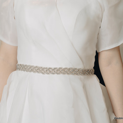 　 美しい花   ウエディング  婚礼ドレスのベルト こんりょうドレスのベルト  G163 1枚目の画像