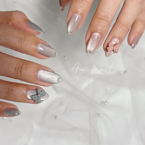 ネイルチップ 量産型 フレンチガーリー 推しネイル ワンホン