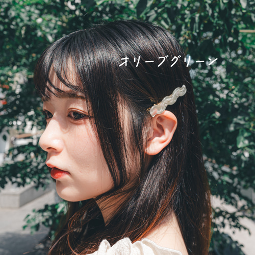 サイドの髪を挟むだけ！うねうねヘアクリップ♡【推し活にも】 ヘア