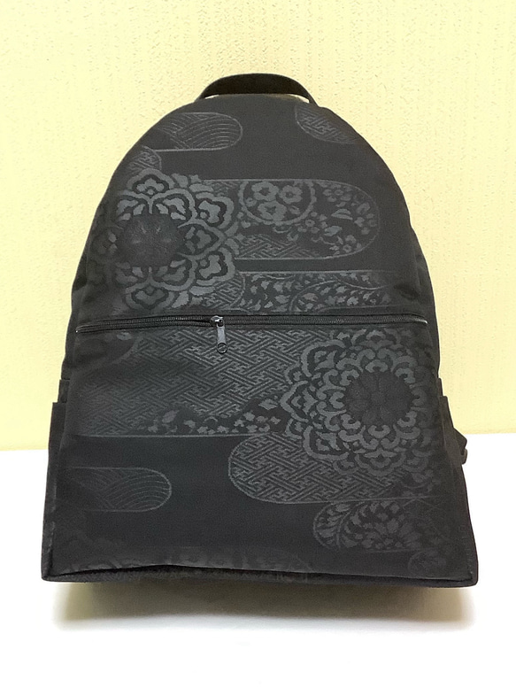 一点もの】リメイク帯 上品な着物のリュック／C1 リュック