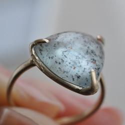 【K10】Moss Aquamarine Ring  モスアクアマリン リング 10枚目の画像