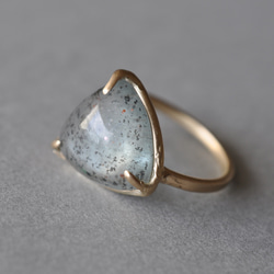 【K10】Moss Aquamarine Ring  モスアクアマリン リング 1枚目の画像