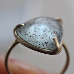 【K10】Moss Aquamarine Ring  モスアクアマリン リング 11枚目の画像