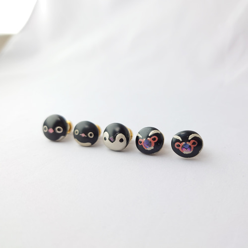 ペンギン ピンブローチ Deco bijou / ペンギン ピンブローチ ［Gold/Silver/Gunmetal］