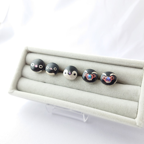 ペンギン ピンブローチ Deco bijou / ペンギン ピンブローチ ［Gold/Silver/Gunmetal］