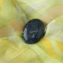 天然石スカーフクリップ-1. モノトーン　ブルー　天然石ブローチ　スカーフ留め　天然石　 6枚目の画像