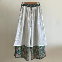 【85cm丈】Skirt Pants | Beige 7枚目の画像