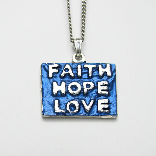 イエス・教義などを表した作品 信仰・希望・愛のペンダント ac94 好評